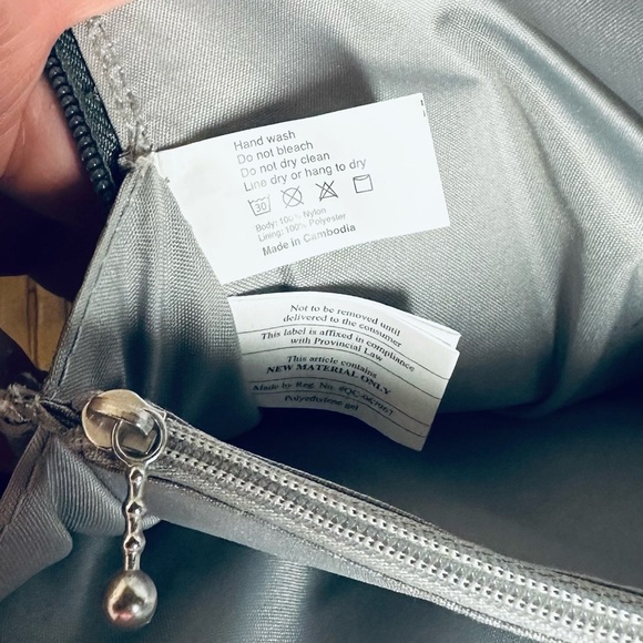 NWT - Baggallini Back to Basics Backpack - Steel Mini Backpack - Picture 8 of 11